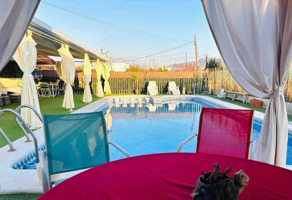 Casa Rural A 4Km De Murcia Con Piscina Y Spa Caliente Exteriör bild