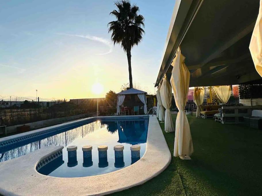 Casa Rural A 4Km De Murcia Con Piscina Y Spa Caliente Exteriör bild